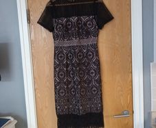 F&F Black  Lace   Dress.   S.12.
