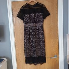 F&F Black  Lace   Dress.   S.12.