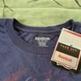 New York Rangers NHL Navy T-Shirt Medium Adult Reebok Hockey Shirt Image 2