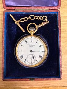J.W. Benson pocket watch