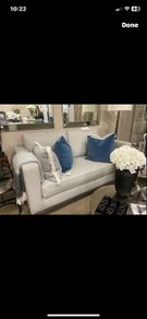 Bespoke Beautiful sofa fromSarah Louise interiors Brand new Reduced