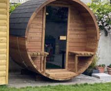 Barrel sauna