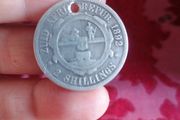 1892 South Africa Silver Two Shillings Coin