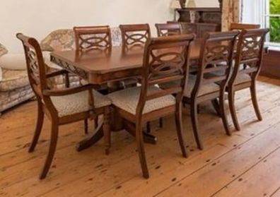 Mahogany dining table