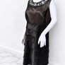 Pre Owned Next Bronze & Brown Embellished Tiered Cocktail Dress Image 4