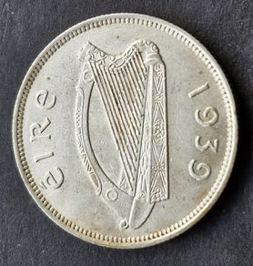 Ireland Silver 1939 Florin coin