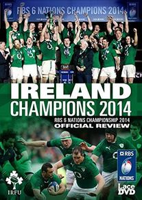 Ireland Champions RBS 6 Nations 2014 DVD BRAND NEW & SEALED