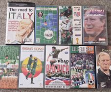 Republic of Ireland VHS bundle x 9