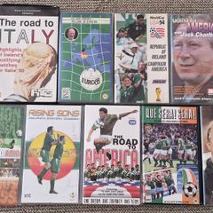 Republic of Ireland VHS bundle x 9