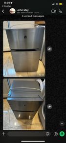Power point under the counter fridge freezer