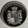 European monarchies Copper/Silver Proof 85th birthday queen Elizabeth II coin stamp cover Image 3