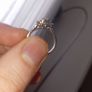 White gold engagement ring Image 4