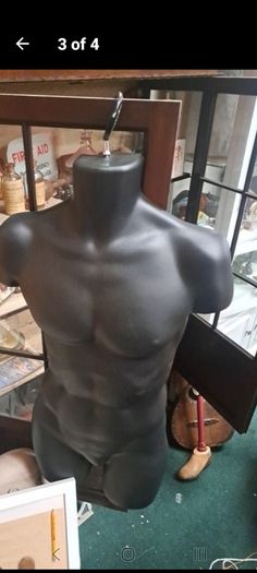 Male Hollow Back Torso Mannequin