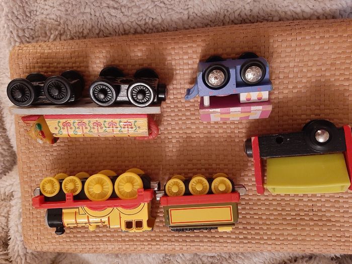 Brio type toy trains