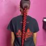 Fabulous Red Hair Extensions 60cm long - easy to style Image 4