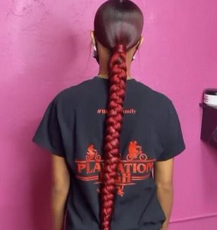 Fabulous Red Hair Extensions 60cm long - easy to style