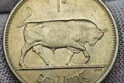 Ireland 1963 1 Shilling Beautiful Uncirculated Nicely Toned