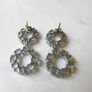 Limited Edition Cullinan White Topaz 925 Sterling Silver Drop Earrings 13.92ct Certificate of Authenticity Image 4