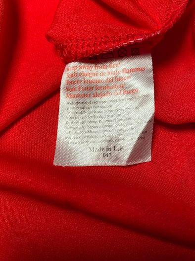 Vintage Umbro Manchester United 1999 Champions League The Final Nou Camp Home Jersey No.20 Solsjkaer Mens Size Small