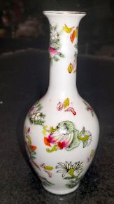 Vintage hand painted vase