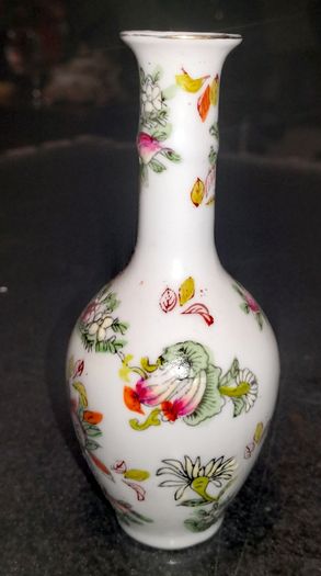 Vintage hand painted vase