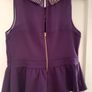 Gorgeous purple and gold top (never worn) Image 5
