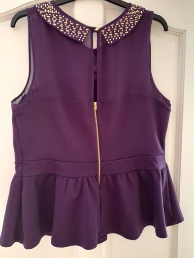Gorgeous purple and gold top (never worn)