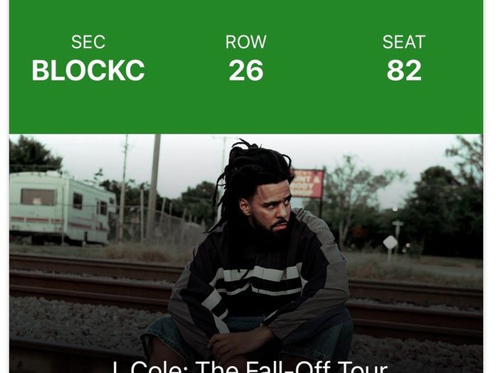 Two tickets J-Cole