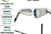 New Wilson DYNAPWR Forged #7 Iron 30.5 Degree / Recoil Dart 75 F3 Regular / Left Hand