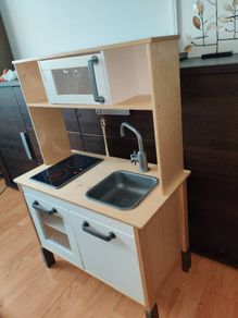 IKEA DUKTIG Wooden Play Kitchen Kids Toys