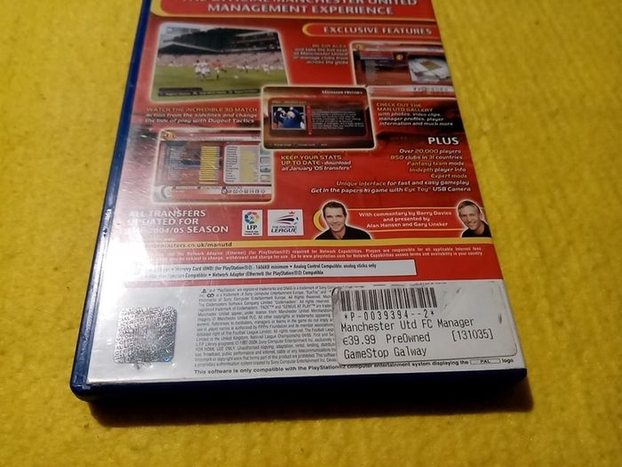 Manchester United Manager 2005 PlayStation 2 ps2 games Original
