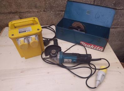 Angle grinder + transformer