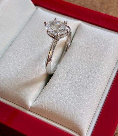Diamond Ring White Gold Full Documentation