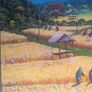 Bali Aging mountain rice harvest Image 2