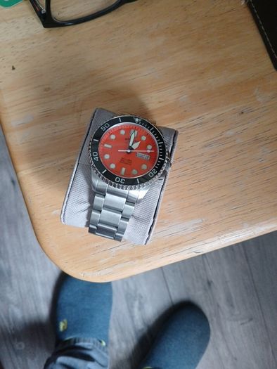 rotary watch orange