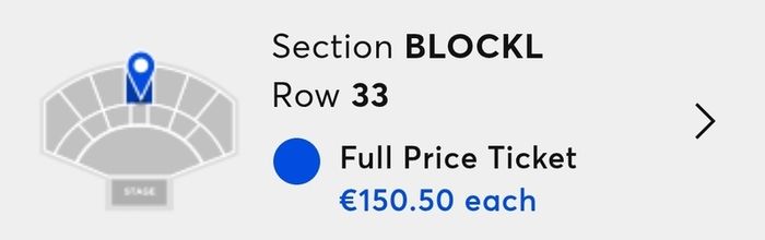 Westlife Tickets (x4 or x2) - Central Seated - Weds 26th Sept - Open to Offers