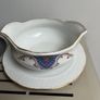 Bone China Sauce Boat & Plate Image 2