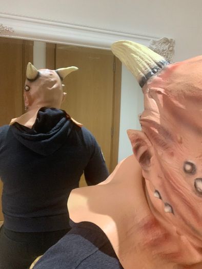 halloween full head Demon mask