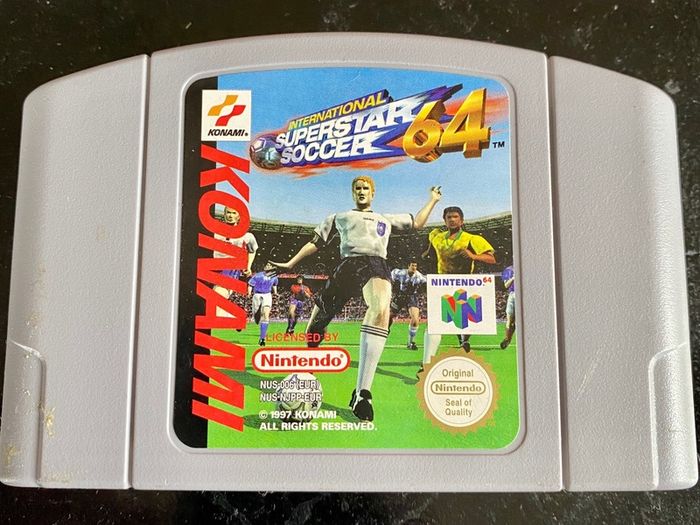 Nintendo 64 game pak international superstar soccer 64