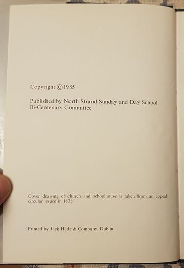 In Ages Past: The Story Of North Strand Church Sunday And Day Schools by Arthur Garrett