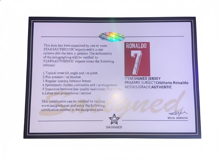 Signed Cristiano Ronaldo Portugal 2024 Home Jersey - New with COA