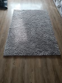 Woodies light grey rug