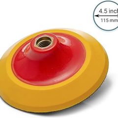 GP12640 Hook and Loop Rotary Backing Pad with 5/8''-11 Thread, Sanding and Polishing Backer/Diameter 4.5 inch