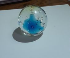 Glass paperweight