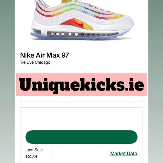 Premium Nike Air Max 97 Chicago Tie Dye