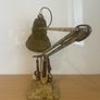Antique Herbert Terry scumble glaze anglepoise desk lamp 1227 c1930s Image 10