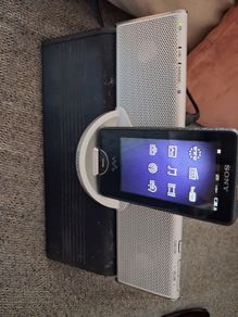6 sony walkman players and speaker amp