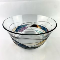 Vintage Tiffany style glass bowl from K&K styling