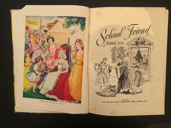 Vintage Book School Friend Annual 1954