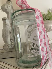 ShabbyChic Vintage Style Sweet Jar